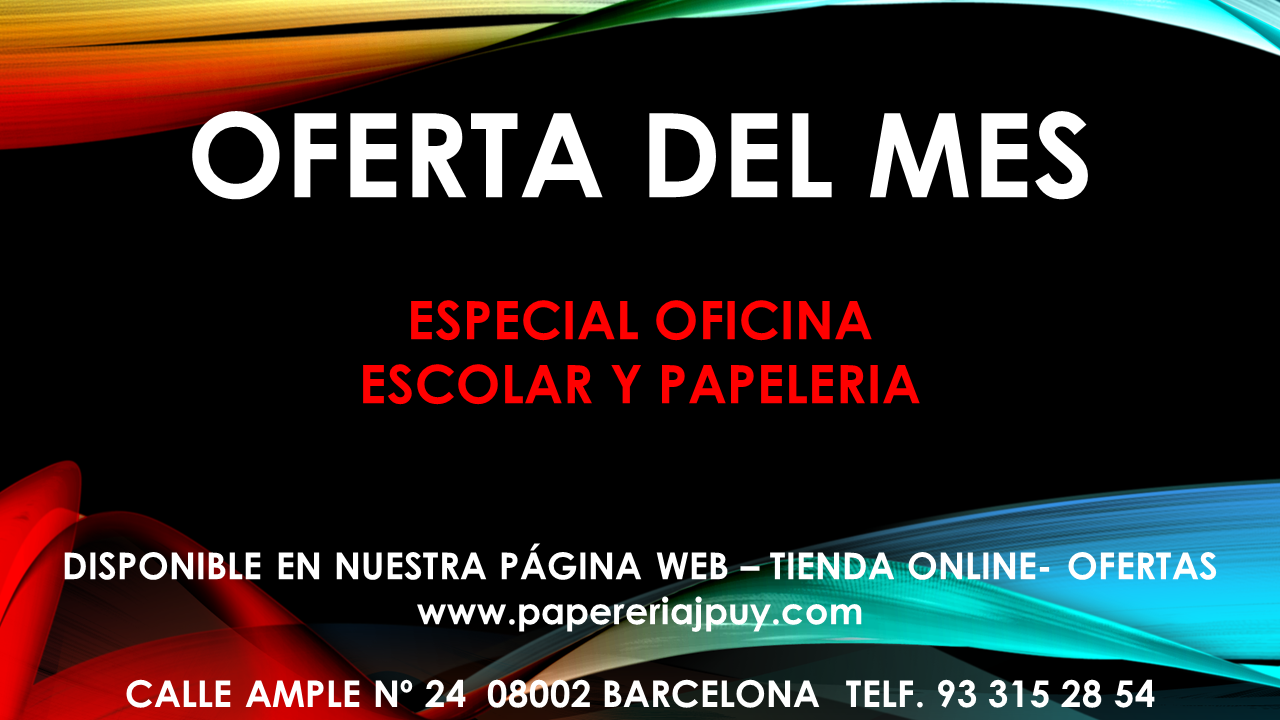 OFERTA DEL MES - CASTELLANO